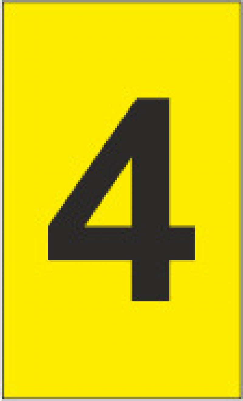 Z MARKER SIZE 35 NO 4 Yellow